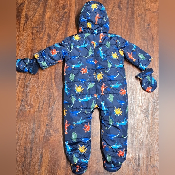 The Childrens Place One Piece Snowsuit Boys Size 9-12 Months - Picture 5 of 6